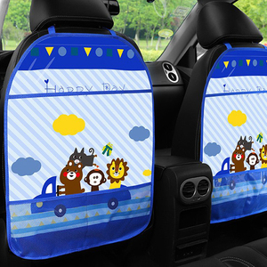 เบาะรถยนต์อัตโนมัติลายการ์ตูนน่ารักผ้าอ๊อกซ์ฟอร์ดขนาด65*44.5ซม. เบาะหลังป้องกันสกปรกป้องกันเด็กเตะที่จัดเก็บกระเป๋า - Product Image 6