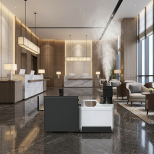 Diffuseur de parfum intelligent sans eau à nébulisation d'air froid avec coque métallique pour grandes surfaces de hall d'hôtel commercial, système CVC - Product Image 1