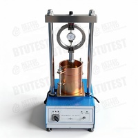 Testeur de stabilité CBR et Marshall 60 kN 3 vitesses ASTM AASHTO Tête de pressage Marshall de 152 mm (101,6 mm) Espacement entre colonnes de 220 mm