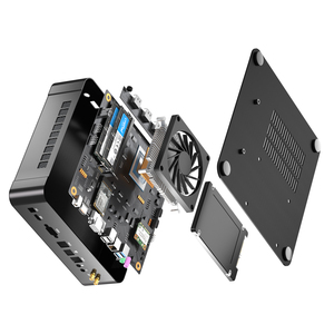 批发迷你电脑 I7 I5 第4代 第3代 双<span class=keywords><strong>DDR3</strong></span> WiFi 四核 商务用准系统 支持OEM X86 便携式迷你电脑 - Product Image 2