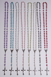 Single sofa madna with star necklace, Catholic rosary, promo Amazon, factory wholesale - Product Image 2