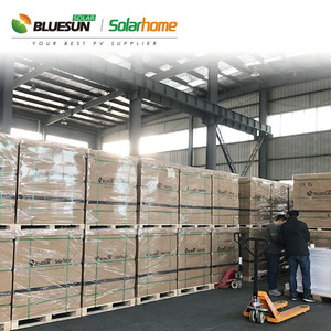 Panneaux solaires <span class=keywords><strong>Bluesun</strong></span> PV 550W 600W bifaciaux pour usage domestique, panneau solaire en verre TOPCON à cellules demi-coupées pour la maison - Product Image 5