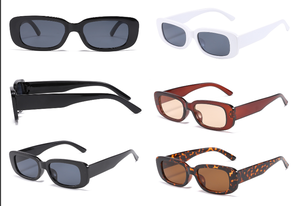 Petites lunettes de soleil rectangulaires carrées en PC, monture 2025, unisexe, motif léopard, lunettes de soleil pour hommes et femmes, UV400 - Product Image 3