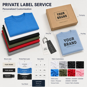Custom Logo 180G <b>Men</b> Women T-<b>Shirt</b> 55% Cotton 45% Polyester Soft Breathable Wholesale Premium Blank Tee S-4XL 14 Colors - Product Image 5