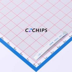 FC-1.0B-4P-50mm FFC Cable (Flexible Flat Cable) P=1mm Connector 4P 1mm 0.3mm Non-Inverting - Product Image 1