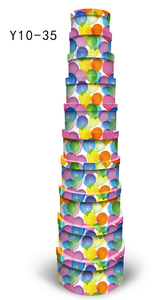 Scatola Regalo Rotonda in Carta Speciale con Logo Personalizzato per Festività, Set da Dieci Pezzi, Disponibile in Fabbrica - Product Image 4