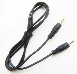 Groothandel 1.5M 3.5Mm Stereo Vergulde Jack Plug Male Audio Aux Kabel