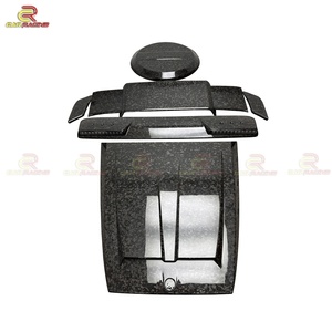 ชุดแต่งตัวถังรถยนต์คาร์บอนฟอร์จแบบ B Style สำหรับ Mercedes Benz G Wagon W464 G63 AMG G500 ปี 2019-2024 ฝากระโปรงหน้า สปอยเลอร์ ปีกหลัง ฝาครอบยางอะไหล่ - Product Image 1