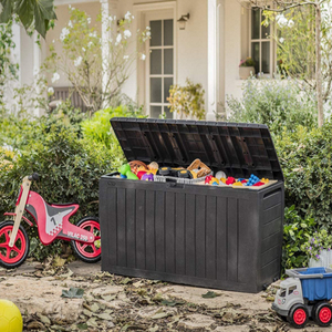 Prix de gros Étanche Jardin Patio Chaussures <span class=keywords><strong>Jouet</strong></span> En Plein Air Boîte de Rangement En Plastique Avec Roues - Product Image 4