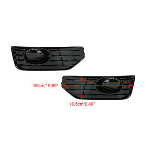 สำหรับรถโฟล์คสวาเกน ทรานสปอร์ตเตอร์ คาราเวลล์ T5 T5.1 S-Line ปี 2010-2015 ฝาครอบไฟตัดหมอก  ตะแกรง S-line สีดำเงา - Product Image 2