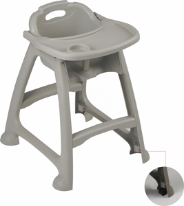 เก้าอี้ทานข้าวเด็ก เก้าอี้ทานข้าวเด็กแบบตั้งโต๊ะอเนกประสงค์ สำหรับร้านอาหาร โรงแรม ร้านค้า ร้านอาหารฟาสต์ฟู้ด เก้าอี้ทานข้าวเด็ก - Product Image 2