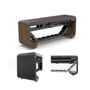 Đen biểu tượng tùy chỉnh giá chèo thuyền máy Thiết bị tập thể <span class=keywords><strong>d</strong></span>ục với băng ghế có thể điều chỉnh - Product Image 4