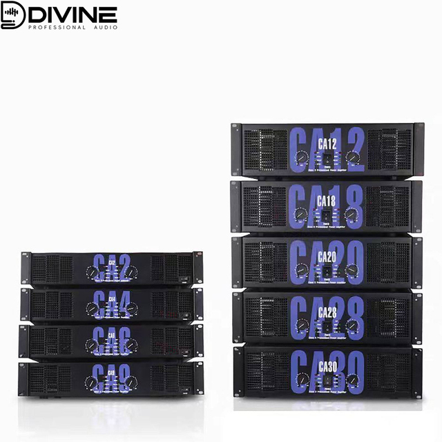 CA2A4CA6CA9CA12CA18CA20CA30CA50 Professional Audio Power Amplifier 4 Ohms 8 Ohms 2U3U Model Durable Metal
