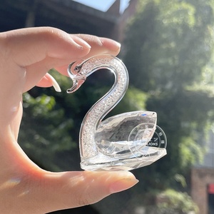 Đẹp pha lê thiên nga thủy tinh Quà tặng đám cưới giveaway màu sắc rõ ràng với Kim Cương Trang trí nội thất giá rẻ hàng thủ công - Product Image 5