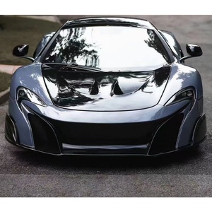 2015-2018 New Car Modification Upgrade Half Carbon Fiber Body Kit Front/Rear Bumper Fender <b>Engine</b> <b>Hood</b> for McLaren 650LT - Product Image 6