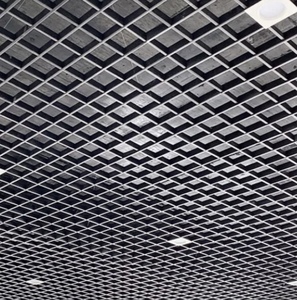 Trần thả nhôm hiện đại thiết kế vân gỗ, chống cháy & chống thấm, thích hợp cho trung tâm thương mại, phòng tập thể dục, không gian trong nhà/ngoài trời - Product Image 5