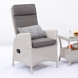 MIA Adjustable Backyard Balcony Furniture Ratan <strong>Grey</strong> Modern Outdoor Wicker Conversation Patio <strong>Bistro</strong> <strong>Set</strong> - Product Image 5
