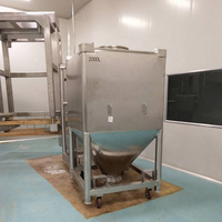 Réservoir IBC Super Fine Agitation Bac Mélangeur Colonne Levage Rotation Trémie Mélangeur Machine