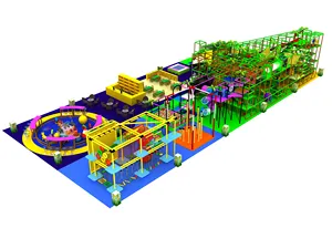 2024 Free Design New Style Jungle Theme Park Soft Play Equipment Indoor Playground Maze Commercial Indoor Playground