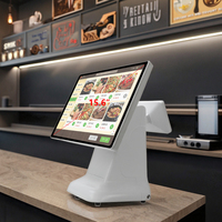 TPV de Fábrica con Pantalla Táctil Capacitiva de 15.6 Pulgadas, Doble Núcleo a 2.16GHz, 2GB de RAM, 32GB de Memoria, Wi-Fi 6, Windows/Android, Caja Registradora