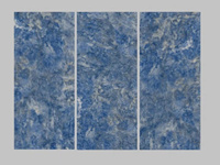 Carreaux de pierre frittée bleus artificiels Salle de bain Salon Décoration murale Sol Dalle de pierre frittée Carreaux de porcelaine 1200x600