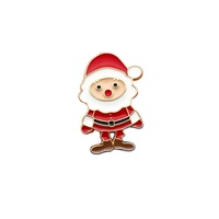 Pin Kerah Logam Kartun Terlaris Grosir Aksesoris Pakaian Lucu Bros Festival Pin Enamel Lunak Kustom Natal