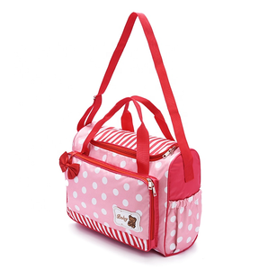 Bolsas de mano de nailon con sublimación, organizador de cochecito para mamá y bebé, bolsa de pañales para bebés, Hospital, proveedor dorado - Product Image 3