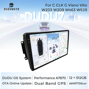 DUDU7 Smart Android 13 Autoradio Stéréo pour <span class=keywords><strong>Benz</strong></span> C CLK G Class <span class=keywords><strong>Viano</strong></span> Vito W203 W209 W463 W639 - Product Image 2