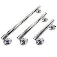 Barre d'appui droite en acier inoxydable pour salle de bain, main courante de sécurité murale pour personnes âgées, handicapées, hôpitaux, douches et toilettes