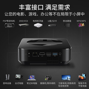 Proyector de Tiro Ultra Corto Wowo S6A 1080P Inteligente Inalámbrico WiFi para Hogar, Oficina, Educación y Uso Comercial - Product Image 4