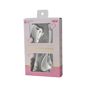 Herramienta de Masaje Ocular Refrescante, Palitos Criogénicos para el Cuidado de la Piel, Globos de Hielo Faciales de Acero Inoxidable 304 para Masaje Facial con Rodillo Frío - Product Image 2