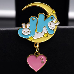 Manufacturer Cute Design Custom Pins Metal logo Badges Metal Crafts Coin Brooch Emblem Lapels Soft Hard Enamel Pins Custom