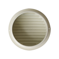 Grille d'aération ronde en acier Ss-Pd01