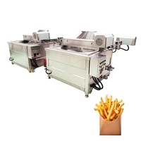 Friteuse à eau industrielle pour chips de banane et de plantain, machine à falafel au gaz, machine à frire JOYSHINE, friteuse automatique pour manioc et garri