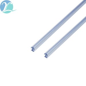 וילון דלת הזזה שקוף מ-PVC, אביזרי פלסטיק, אטום לאבק, דלת הזזה שטוחה למלון, וילה, דירה - Product Image 5