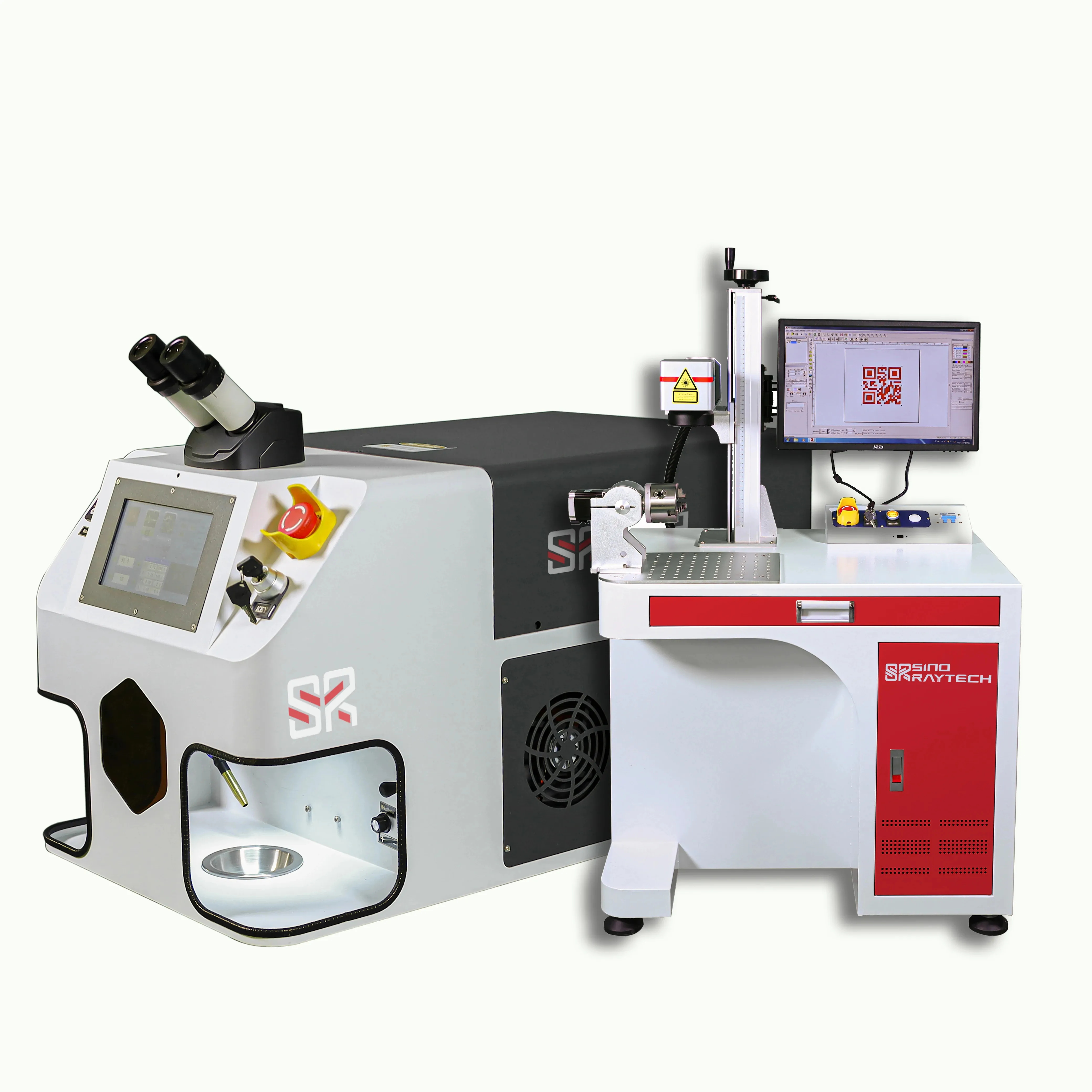 Individuelle Schmuck-Schnittstelle Laser-Schweißmaschine 100 W 150 W 200 W für Gold Schmuck Schweißgerät Punktschweißen