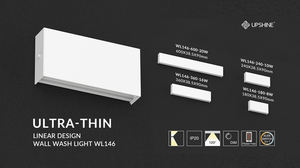 Applique murale d'intérieur à LED longue durée, CCT interchangeable, 8W 10W 16W 20W, 180mm/240mm/360mm/600mm, sans scintillement - Product Image 6