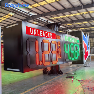 Preço de gás de led de 7 segmentos flip <span class=keywords><strong>3</strong></span> dígitos, exibição de preço de gás para estação de gás - Product Image 6