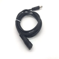 Câble d'extension mâle-femelle DC 5.5x2.1mm de 2m, cordon d'alimentation pour caméra CCTV, bande LED, moniteur