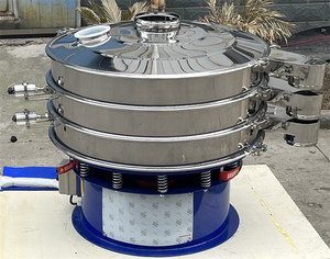 Tamis filtrant industriel en acier inoxydable, tamis vibrant rotatif - Product Image 5