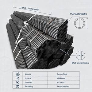 Tubi in Acciaio Laminato a Freddo e Recisati a Caldo ASTM ERW di Produzione Cinese per Telai in Acciaio - Product Image 6