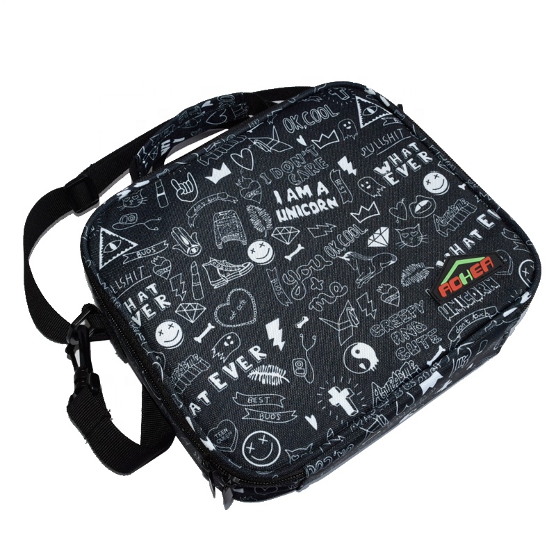 Многоразовые OEM индивидуальные оптовые изолированные алюминиевые сумки для пикника из фольги, сумка для льда, сумка-холодильник из ткани Оксфорд