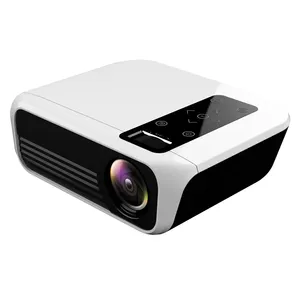 Kualitas Tinggi Full HD 1920*1080P 5000 Lumen T8 Digital Proyektor Led Mini WIFI Portabel Proyektor untuk Rumah teater Ponsel Pintar