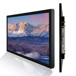 49 inch Wall Mount 10 Point Capacitive Touch Screen IP65 Waterproof 1920*1080 49 inch LCD VGA DVI HDMI DC12V Screen Monitor