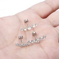 Sexe 2025 acier inoxydable oreille Tragus boucles d'oreilles Helix Daith corps Piercing Cartilage bijoux avec bas prix