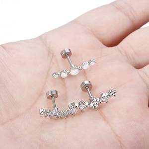 Sexo 2025 Acero inoxidable <span class=keywords><strong>oreja</strong></span> <span class=keywords><strong>Tragus</strong></span> pendientes Helix Daith cuerpo Piercing cartílago joyería con <span class=keywords><strong>precio</strong></span> bajo - Product Image 5