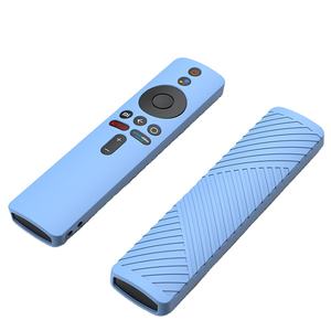 Funda de silicona antideslizante para control remoto inteligente, control remoto para smart tv, <span class=keywords><strong>XiaoMi</strong></span> <span class=keywords><strong>MiBox</strong></span> S, venta al por mayor de fábrica - Product Image 1