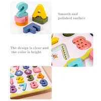 बच्चे रंगीन आरा पहेली जल्दी सीखने शब्द बच्चों पहेली खिलौने इन्फेंटिल संख्या पत्र गणित डिजिटल अरबी लकड़ी पहेली खेल