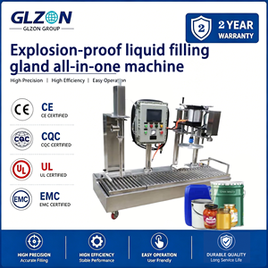 Système de remplissage semi-automatique de 30 L |   Acier inoxydable, résistant à la corrosion avec commande PLC pour machine de remplissage alimentaire et chimique - Product Image 1