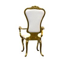 Silla de acero inoxidable al por mayor para salón de bodas, fabricante OEM